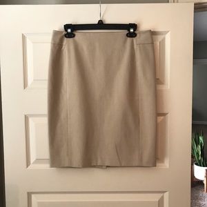 Loft tan skirt
